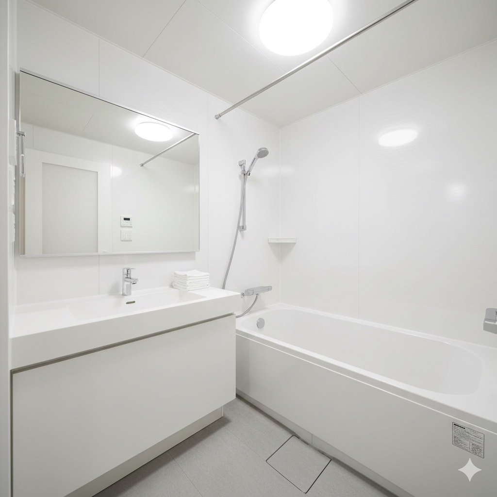 リフォーム前：ソファとローテーブルのあるリビング